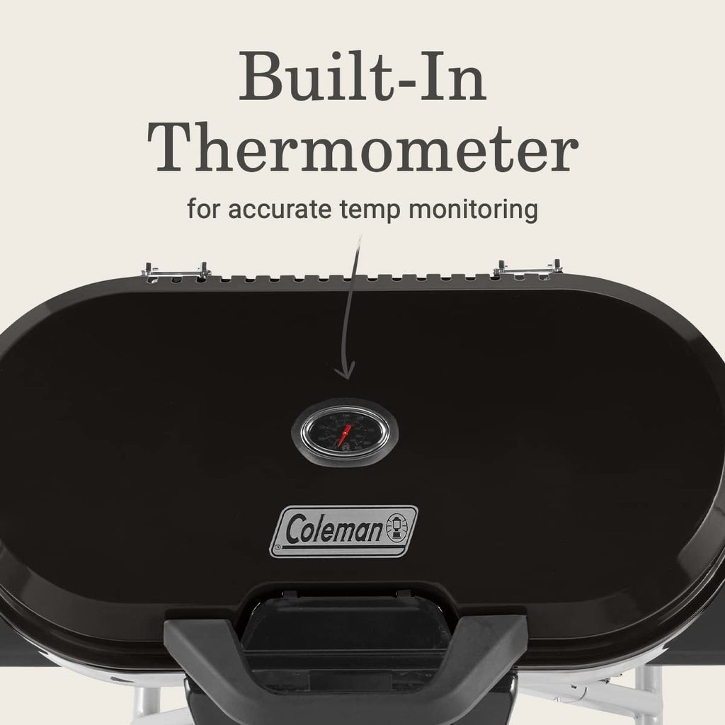 Coleman Roadtrip 285 Portable Stand-Up Propane Grill with 3 Adjustable Burners & Instastart Ignition, 20,000 Btus of Power for Outdoor Cooking, Camping, Tailgating, Grilling, Bbqs, & More