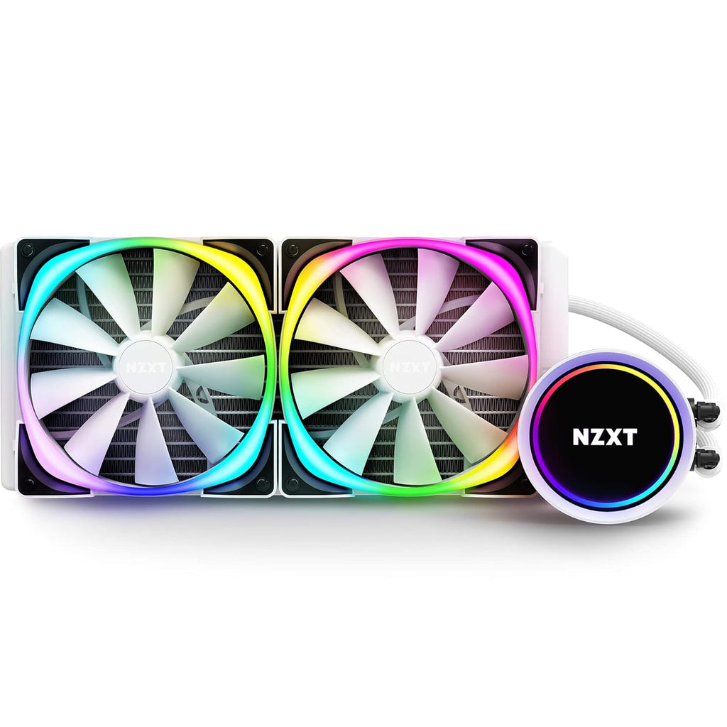 Kraken X63 RGB Black - All-In-One RGB CPU Liquid Cooler with RGB Fans - Infinity Mirror Design - Powered by CAM